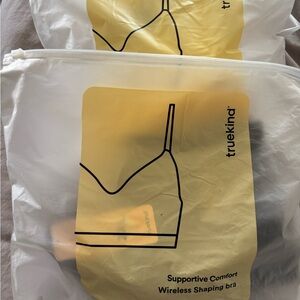 Truekind Wireless Shaping Bras. 2 white and 2 black